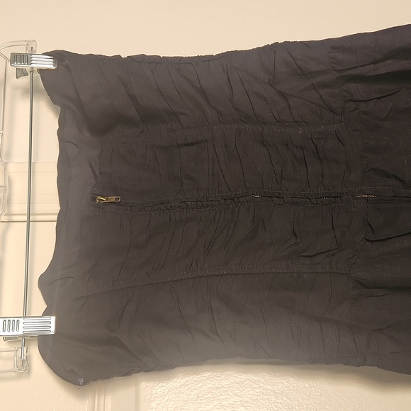 Lioness Blue Lush Strapless Linen-Blend Maxi Dress - Picture 6 of 9